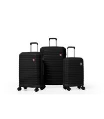 DZC KUZENLER AVM G&D Polo Suitcase PP Enjeksiyon Valiz Seyahat- Model 400.10 Pembe Küçük(kabin)Boy SİYAH