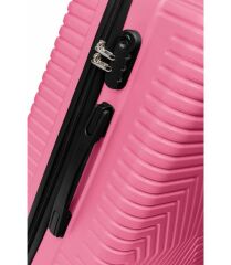 DZC KUZENLER AVM ORTA BOY VE MAKYAJ G&D Polo Suitcase ABS Lüx Valiz Seyahat Seti  2 Lİ PEMBE