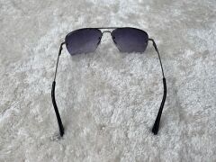 Siyah Unisex  Yarım Çerçeveli Metal  Güneş Gözlüğü SİYAH