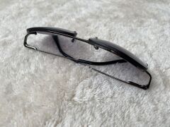 Siyah Unisex  Yarım Çerçeveli Metal  Güneş Gözlüğü SİYAH