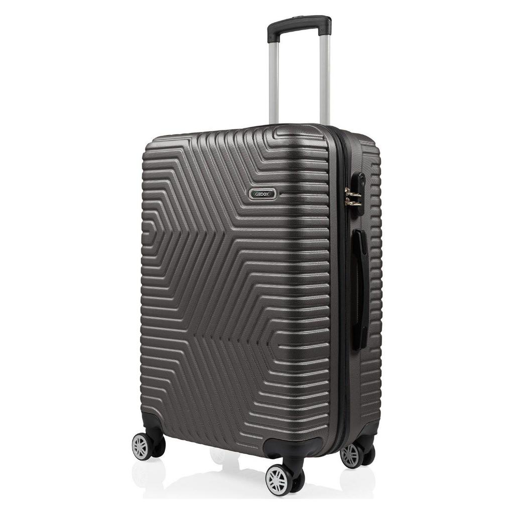 DZC KUZENLER AVM G&d Gedox Polo Suitcase Abs Küçük Boy Lüx Seyahat Valiz FÜME
