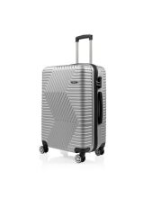 DZC KUZENLER AVM G&d Gedox Polo Suitcase Abs Küçük Boy Lüx Seyahat Valiz Gri