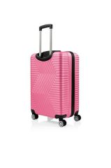 DZC KUZENLER AVM G&d Gedox Polo Suitcase Abs Küçük Boy Lüx Seyahat Valiz PEMBE