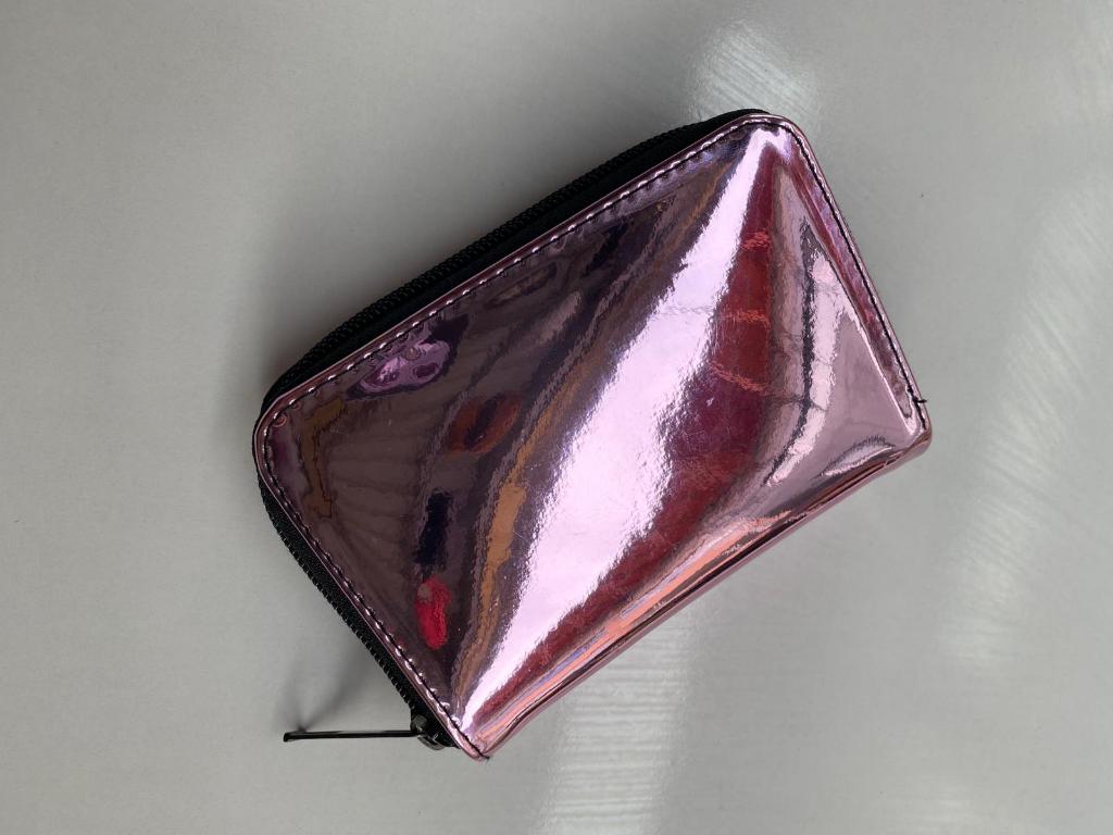 DZC KUZENLER AVM Kırmızı Hologram Kartlık Bölmeli Cüzdan PEMBE