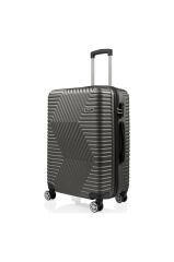 DZC KUZENLER AVM G&d Gedox Polo Suitcase Abs Büyük Boy Lüx Seyahat Valiz tekli FÜME