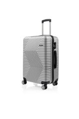 DZC KUZENLER AVM G&d Gedox Polo Suitcase Abs Büyük Boy Lüx Seyahat Valiz tekli GÜMÜŞ