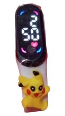 pokeemon pichacu Led Dokunmatik Ekranlı Dijital Çocuk Ve Genç Kol Saati (AKILLI DEĞİLLER)