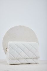 Kadın Bej Kroko Desenli Omuz Çantası