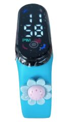 DZC KUZENLER AVM papatya Figürlü Led Dokunmatik Ekranlı Dijital Çocuk Ve Genç Kol Saati (AKILLI DEĞİLLER)