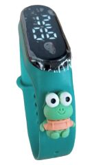 DZC KUZENLER AVM kurbağa Figürlü Led Dokunmatik Ekranlı Dijital Çocuk Ve Genç Kol Saati (AKILLI DEĞİLLER)