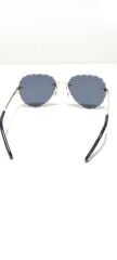 Unisex Sİyah Lens Çerçevesiz Kristal Kesim Lens Uv400 Güneş Gözlüğü SİYAH