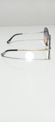 Unisex Sİyah Lens Çerçevesiz Kristal Kesim Lens Uv400 Güneş Gözlüğü iki renk