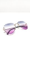 Unisex Sİyah Lens Çerçevesiz Kristal Kesim Lens Uv400 Güneş Gözlüğü MOR
