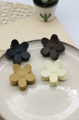 Kadın Toka Papatya Mandal Toka 4 Adet