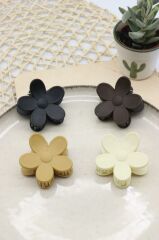 Kadın Toka Papatya Mandal Toka 4 Adet