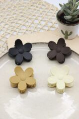 Kadın Toka Papatya Mandal Toka 4 Adet