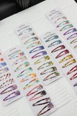 Çıtçıt Toka Karışık Desenli Çıtçıt Toka 10 Adet