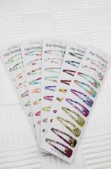 Çıtçıt Toka Karışık Desenli Çıtçıt Toka 10 Adet