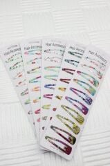 Çıtçıt Toka Karışık Desenli Çıtçıt Toka 10 Adet