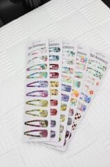 Çıtçıt Toka Karışık Desenli Çıtçıt Toka 10 Adet