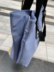 Kadın Kolon Askılı Saten Kumaş Kullanışlı Spor El Ve Omuz Çanta Beyaz